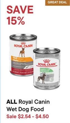 ALL Royal Canin Wet Dog Food