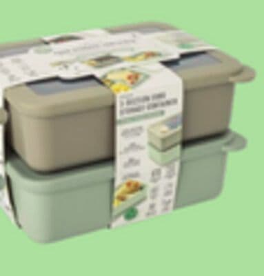 Core Kitchen Food Storage Container 3-Section