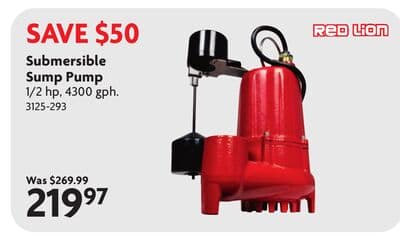 Submersible Sump Pump