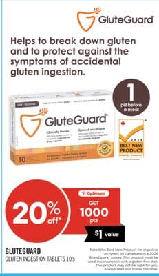 GLUTEGUARD GLUTEN INGESTION TABLETS 10's