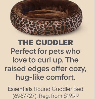 Essentials Round Cuddler Bed