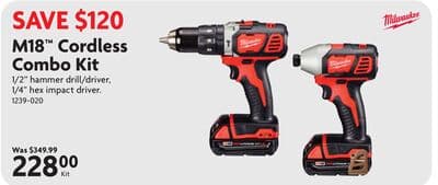 M18™ Cordless Combo Kit