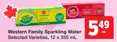 Western Family Sparkling Water