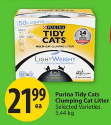 Purina Tidy Cats Clumping Cat Litter