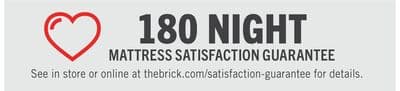180 NIGHT MATTRESS SATISFACTION GUARANTEE
