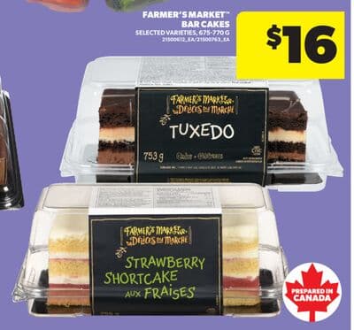 FARMER'S MARKET™ BAR CAKES, 675-770 G