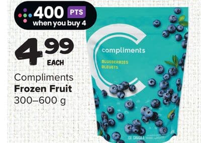 Compliments Frozen Fruit