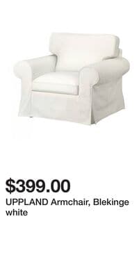 UPPLAND Armchair, Blekinge white