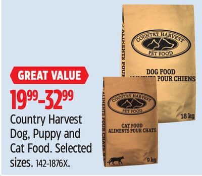Country Harvest Dog, Puppy and Cat Food