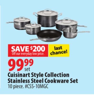 Cuisinart Style Collection Stainless Steel Cookware Set