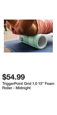 TriggerPoint Grid 1.0 13" Foam Roller - Midnight