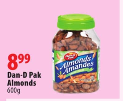 Dan-D Pak Almonds