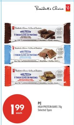 PC HIGH PROTEIN BARS