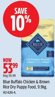 Blue Buffalo Chicken & Brown Rice Dry Puppy Food