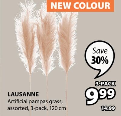 Lausanne Artificial pampas grass