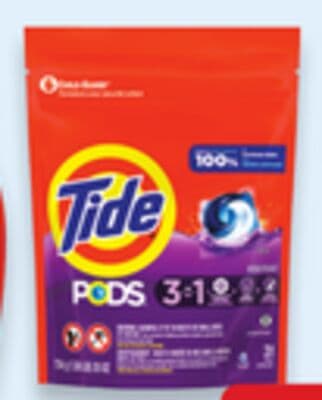 Tide liquid 32 - 48 loads or Pods 31s or Downy fabric softener 83 - 120 loads