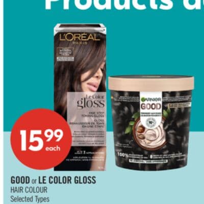 GOOD or LE COLOR GLOSS HAIR COLOUR