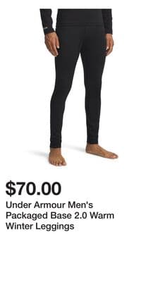 Under Armour Men's Packaged Base 2.0 Warm Winter Leggings