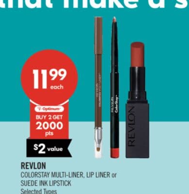 REVLON COLORSTAY MULTI-LINER, LIP LINER or SUEDE INK LIPSTICK