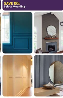 SAVE 15% Select Moulding