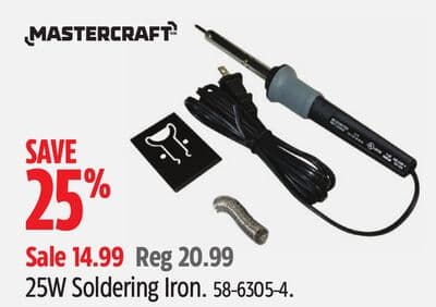 Mastercraft 25W Soldering Iron.