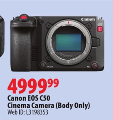 Canon EOS C50 Cinema Camera (Body Only)