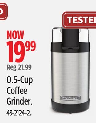 Black+Decker 0.5-Cup Coffee Grinder