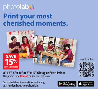 8" x 8", 8" x 10" or 8" x 12" Glossy or Pearl Prints