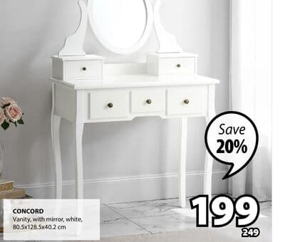 CONCORD Vanity, with mirror