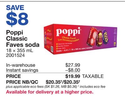 Poppi Classic Faves soda