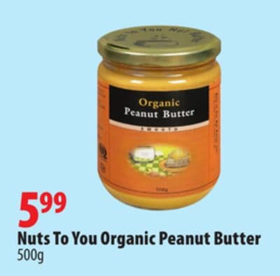 Nuts To You Organic Peanut Butter