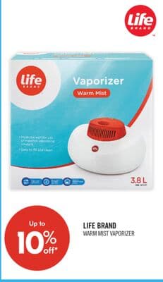 LIFE BRAND WARM MIST VAPORIZER