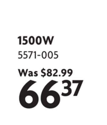 240V Convection Baseboard Heater 1500W