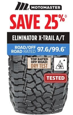 MOTOMASTER ELIMINATOR X-TRAIL A/T Tires