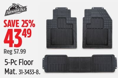Armor All 5-Pc Floor Mat