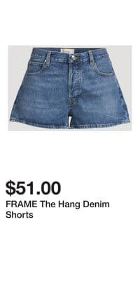 FRAME The Hang Denim Shorts