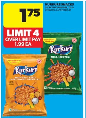 KURKURE SNACKS, 115 G