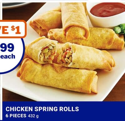 CHICKEN SPRING ROLLS