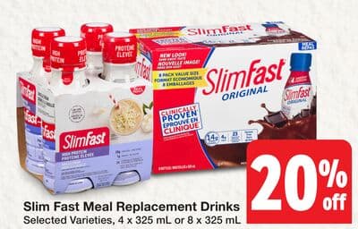 Slim Fast Meal Replacement Drinks