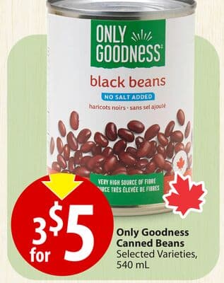 Only Goodness Canned Beans