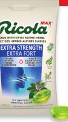 Ricola lozenges 34s
