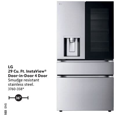 29 Cu. Ft. InstaView® Door-in-Door 4 Door