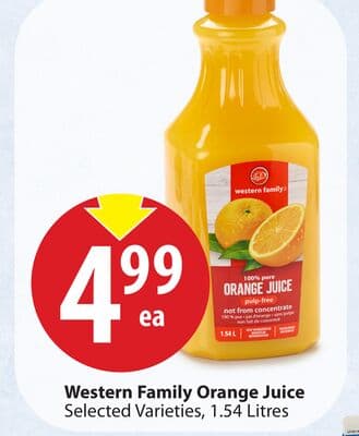Western Family Orange Juice