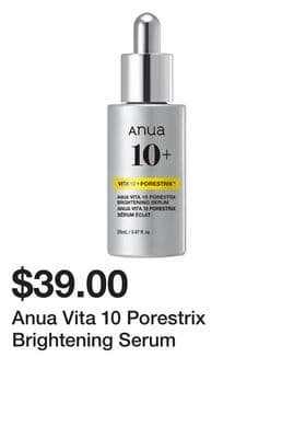 Anua Vita 10 Porestrix Brightening Serum