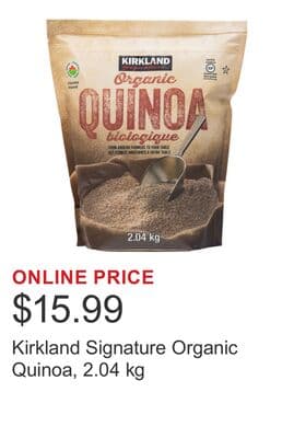 Kirkland Signature Organic Quinoa, 2.04 kg