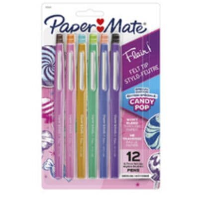 Paper Mate Flair 0.7mm Felt-tip Pens, Candy Pop, 12pk