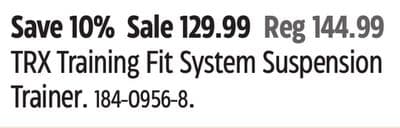 TRX Training Fit System Suspension Trainer
