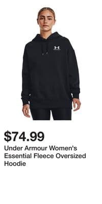 Under Armour Women's Essential Fleece Oversized Hoodie