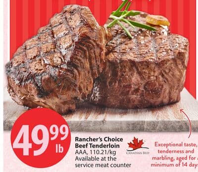 Rancher's Choice Beef Tenderloin