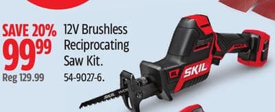 SKIL 12V Brushless Reciprocating Saw Kit.